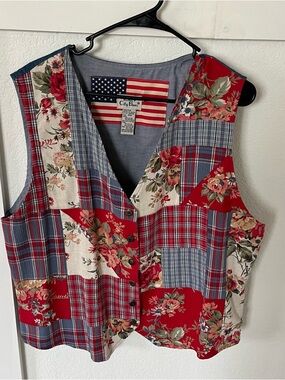 Vintage Koret City Blues Women's 16W Quilted Vest
